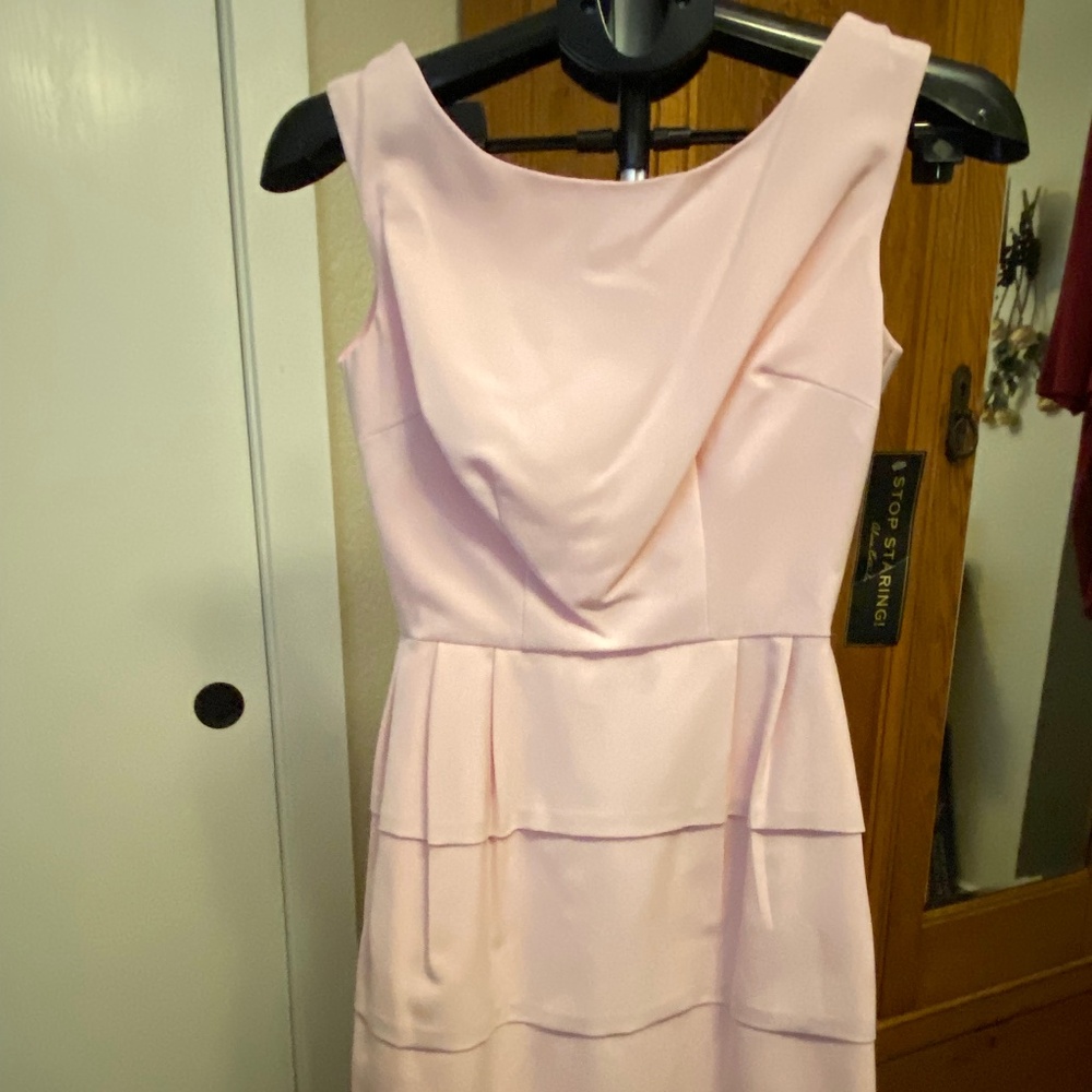 STOP STARING Pink Fitted Dress  SMALL NWT